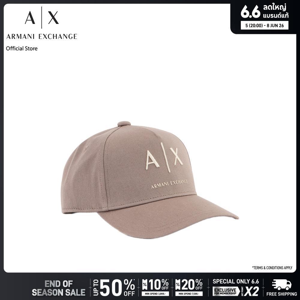 Armani Exchange หมวกแก็ปผู้ชาย รุ่น XM002696-AF15502-MZ749 สีเบจ