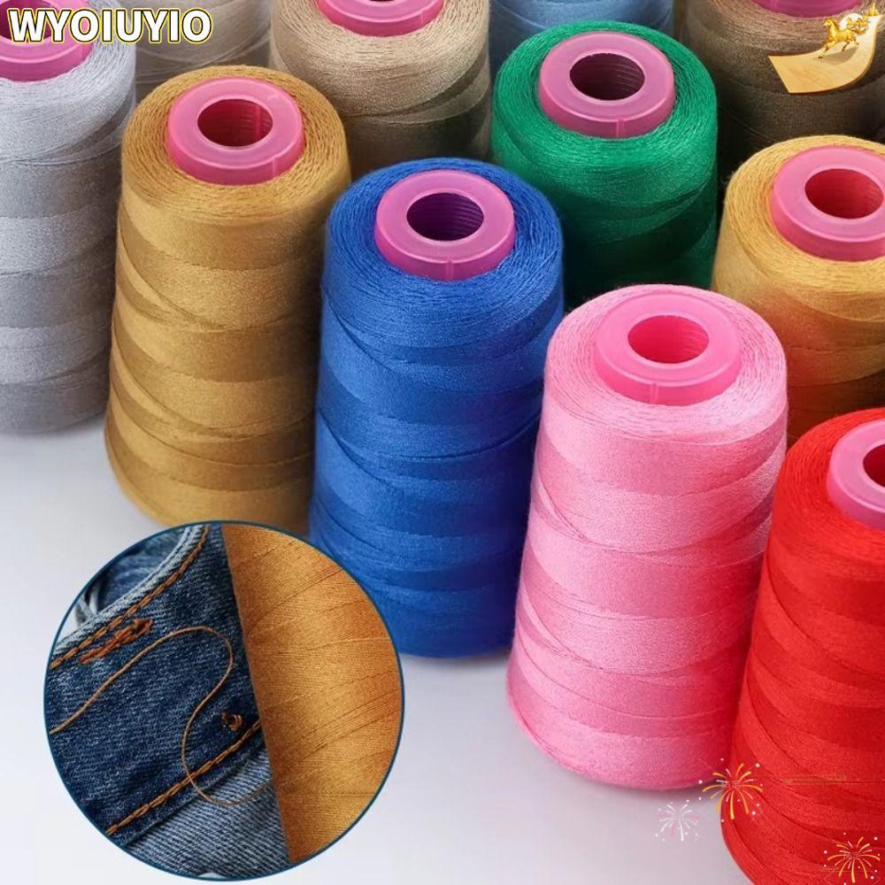 WYOIUYIO 203 ด้ายเย็บผ้า, 1300 หลา 21 สีกางเกงยีนส์ด้าย, DIY หนา Strong เบาะอุปกรณ์เย็บผ้าในครัวเรือน