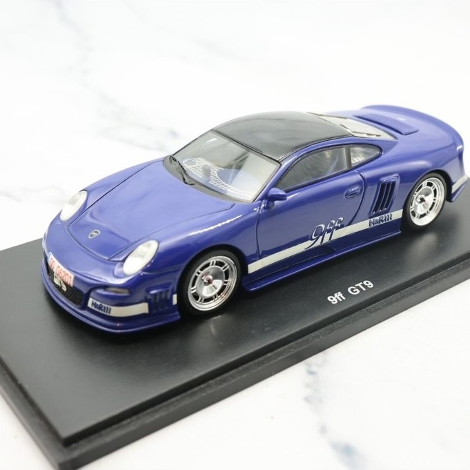 [Orphan] spark 1/43 9ff GT9 Blue พร้อมกล่องเดิม เกือบใหม่เอี่ยม เก็บรักษาดี ฟื้นฟูรายละเอียดสูง สินค