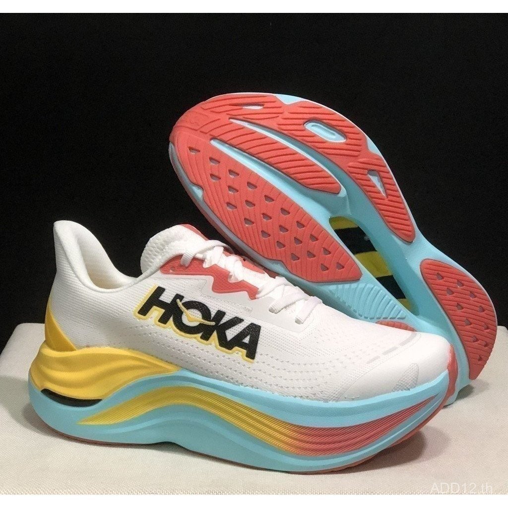 2025 ขายร้อน HOKA ONE ONE SKYWARD X รองเท้าวิ่ง Unisex Universal กีฬารองเท้า Unisex คู่มาราธอน Breathable น้ําหนักเบาหลายสี OG กล่อง 0JNT