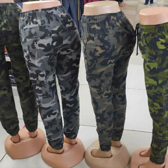 H,M Camouflaged Six Pocket Slim Fit Jogger Pants ถาม jogger Six Pocket Slim Fit
