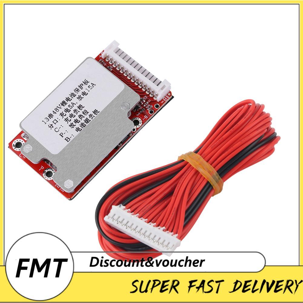 Freemarket บอร์ดชุดแบตเตอรี่โพลีเมอร์ Li ion ของตลาดเสรีสำหรับแบตเตอรี่ 13S 48V/54.6V