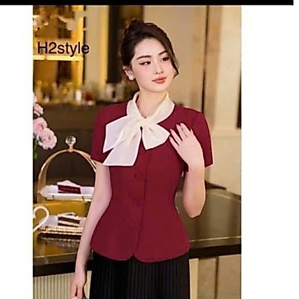 CUTE COLLAR เสื้อชีฟอง H77