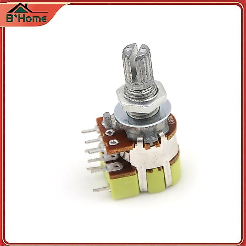 # BHTH# B50K 50K Ohm Dual Linear Taper Volume Control Switchesometer Switch ~