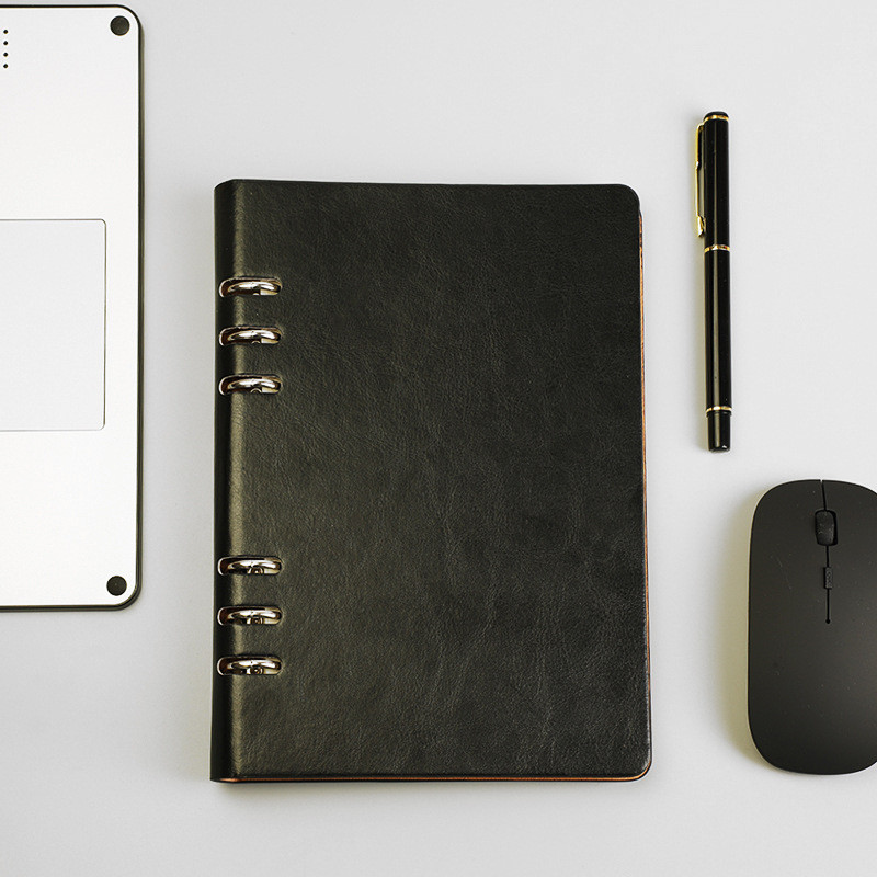 A5 สมุดโน๊ตแบบหลวมโลโก้สํานักงานธุรกิจ Notepad b5 สมุดงานที่ถอดออกได้ A4 ไดอารี่