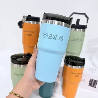 ส่งฟรี แก้วสแตนเลส เลเซอร์ข้อความฟรี 20/30oz แก้วเยติ เก็บอุณหภูมิ แก้วสลักชื่อฟรี ออกแบบลายเองได้