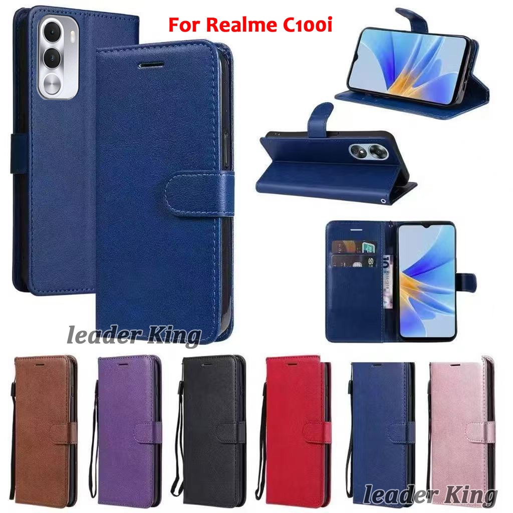 เคส ฝาพับ หนัง สำหรับ Realme C100x C100i C100 5G เคส กันกระแทก BO