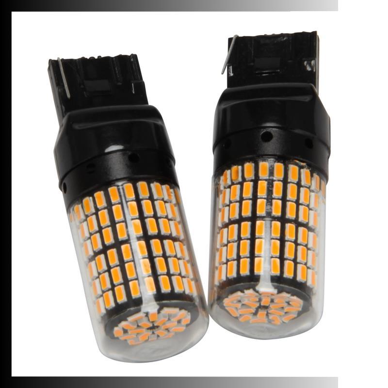 2 ชิ้น Super Bright Canbus T20 7440 W21W Wy21W 144-Smd ย้อนกลับไฟเลี้ยวไฟสัญญาณข้อผิดพลาดฟรีไม่มีแฟล
