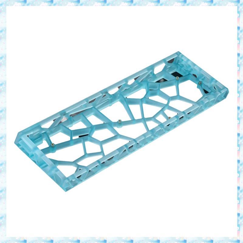[RQMU] GH60 Hole Hollow Keyboard Case Matte PC วัสดุสําหรับ Gh60/Wooting60/DZ60 Mechanical Keyboard 