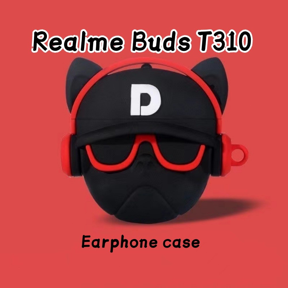 Case Home สําหรับ Realme Buds T310 Case Casing Soft Silicone Headphone Collection Case Anti-fall การ