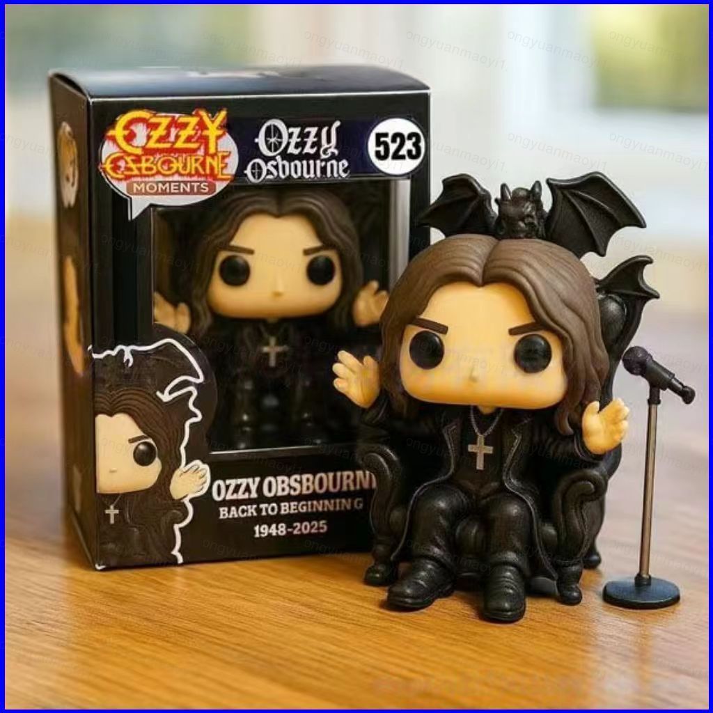 ZY1 FUNKO POP Ozzy Osbourne Action Figure Whimsical เป็ดเครื่องประดับตกแต่งบ้านของขวัญสําหรับเด็กคอล