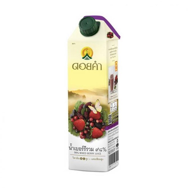 ดอยคำ น้ำเบอร์รี่รวม98% Doi Kham Mixed Berry 1ltr.