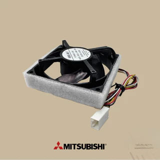 พัดลมตู้เย็น พัดลมระบายความร้อน MITSUBISHI มิตซูบิชิ รุ่น 3612JL-04W-S56 DC12V 0.23A ขนาด 3.5"x3.5" 4สาย อะไหล่ตู้เย็น