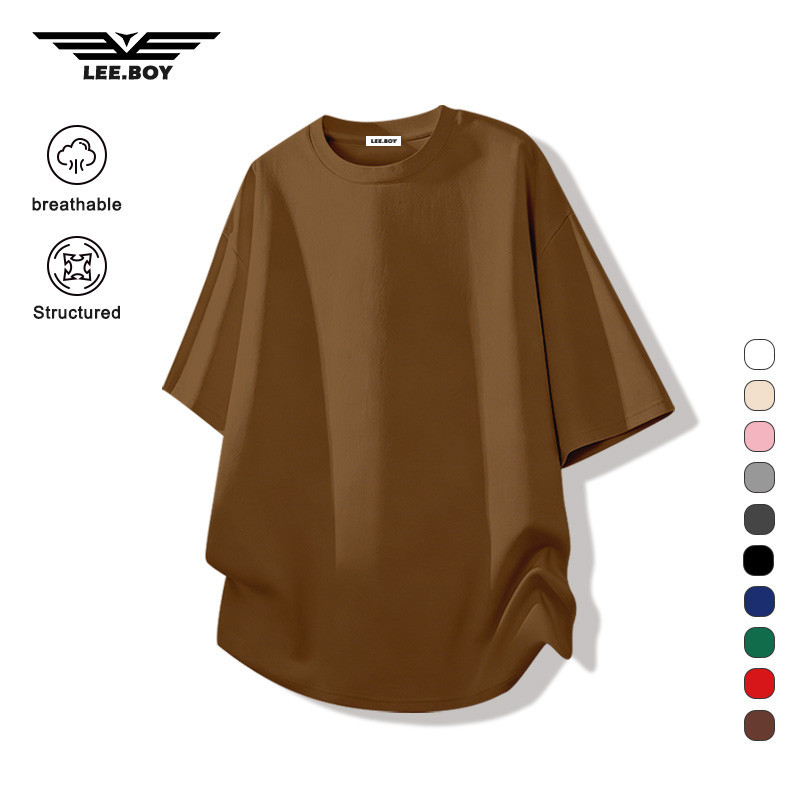 เสื้อเชิ้ตผู้ชาย คอกลม ระบายอากาศได้ ผ้านุ่มใส่สบายa ฤดูร้อน เรียบง่าย (ส่งเร็ว จัดส่งจากไทย)