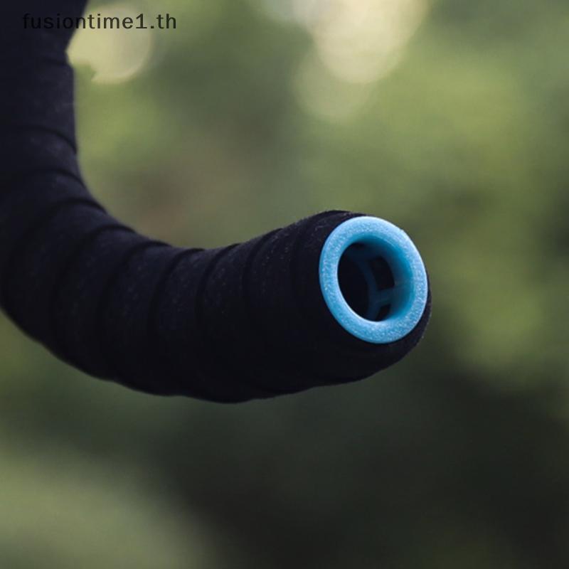 [Fusion] จักรยานเสือหมอบ Drop Handlebar Luminous End Plug 3D พิมพ์ Noctilucent Road Bike Drop Bars Universal Ultra-light Handle Plugs TH