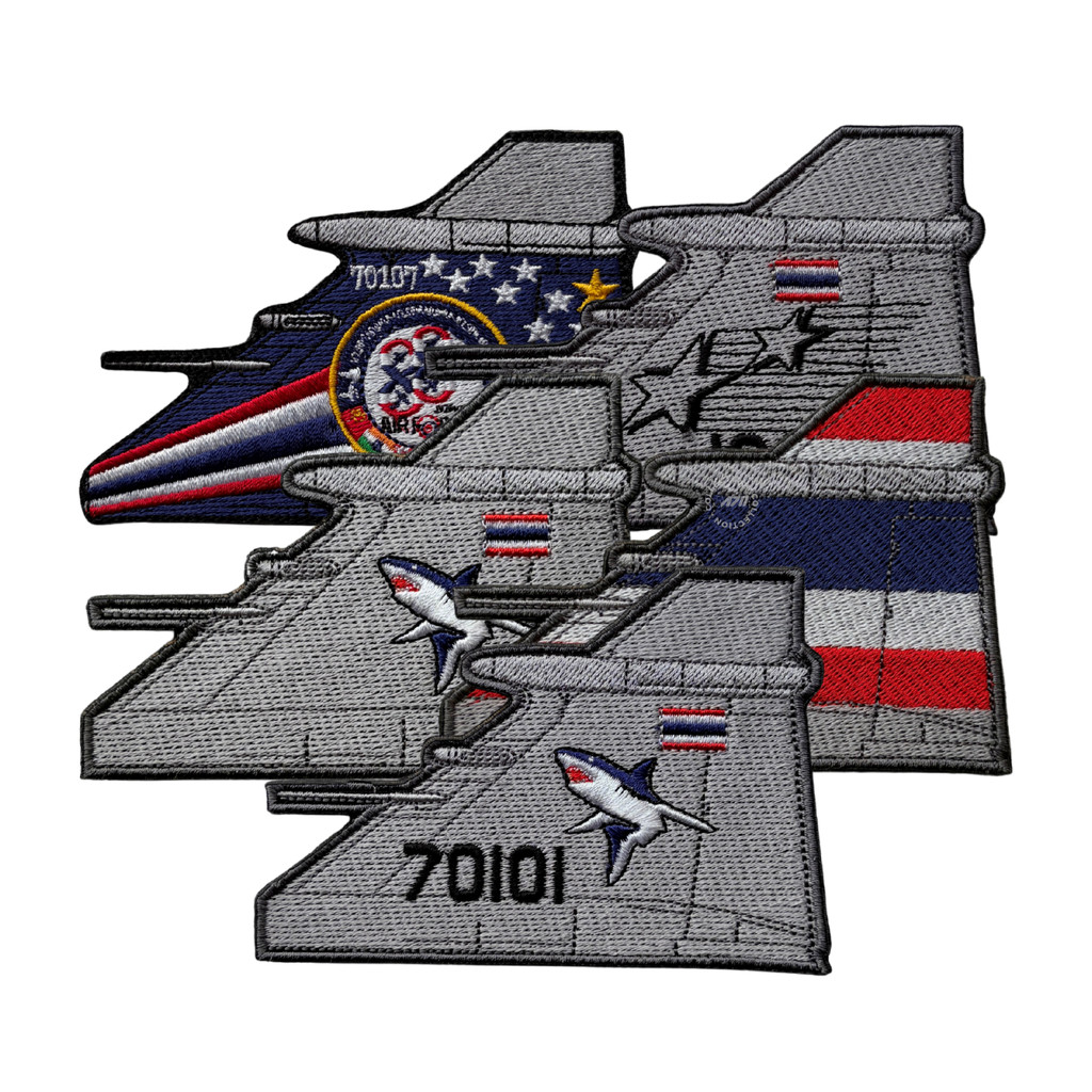 JAS-39 GRIPEN Tail Art Patch Collection | Aviation Collection แพตช์หางเครื่องบิน Gripen Military Pat