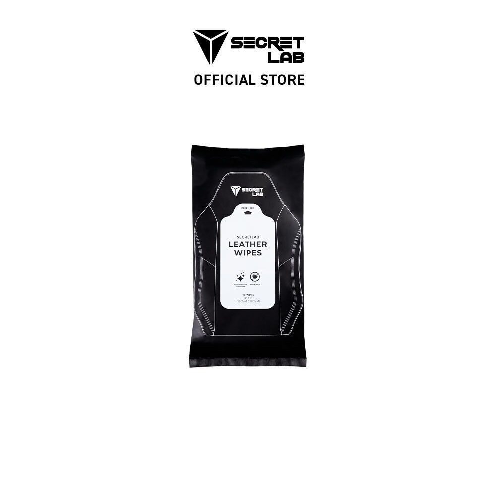 ผ้าเช็ดทำความสะอาดเบาะหนัง Secretlab Leather Wipes