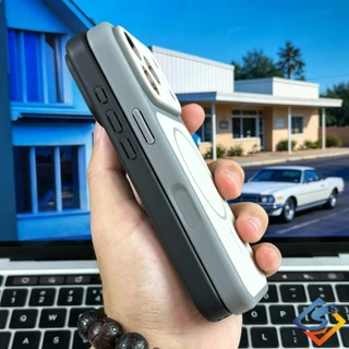 Luxury Tech ผ้าตรวจสอบรูปแบบแม่เหล็กสําหรับ iPhone 17 Pro Max 16 15 14 13 12 Pro Max 14/15/16Plus พร้อมเลนส์หน้าต่างขนาดใหญ่ป้องกัน