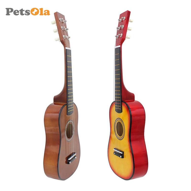 [PETSOLA] SiaBiced Mini 23 นิ้ว 6 สายกีต้าร์โปร่งของเล่นดนตรีสําหรับเด็กเด็กการศึกษา