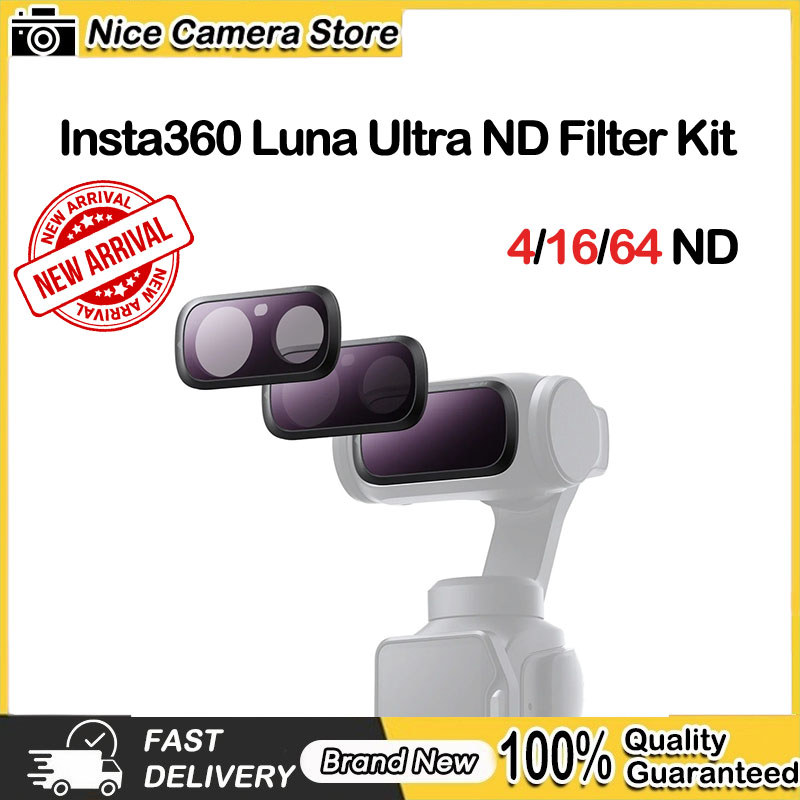 ต้นฉบับ-ใหม่aInsta360 Luna Ultra 4/16/64 ND Filter Kit สําหรับอุปกรณ์เสริม Luna Ultra