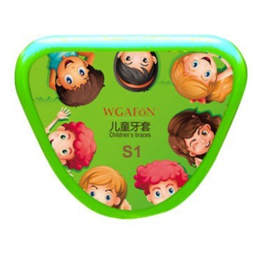 Locator จัดฟันแก้ไขปีเด็กป้องกันการกัด Ground Night บดกระเป๋า Sky Cover 2-4 C7PQ
