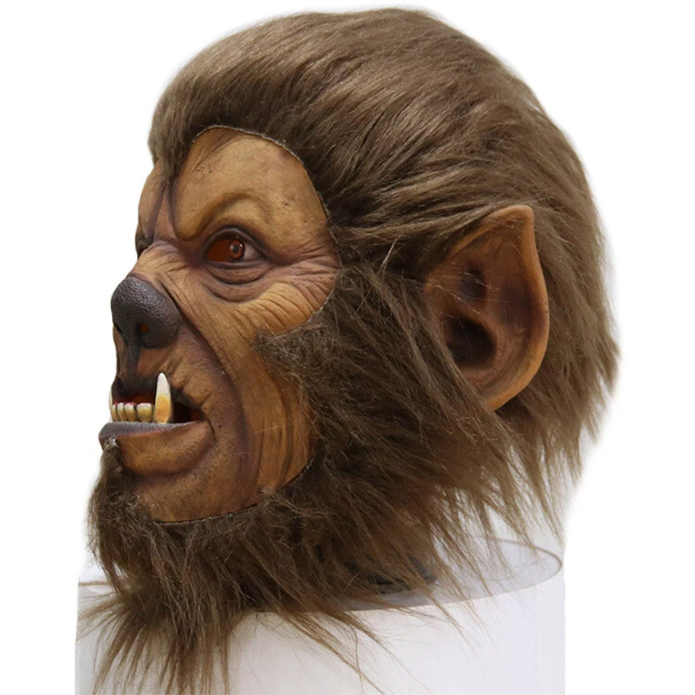 Mask Demon Moonnight Wolf Cosplay Halloween Costume Horror Scary Beast Werewolf