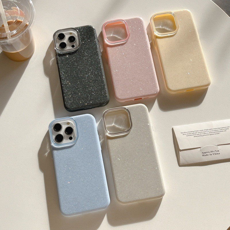 กากเพชร ใส สำหรับ Vivo Y11 Y12 Y15S Y18 Y19S Y21S Y02S Y03 Y16 Y17S Y22S Y27S Y28 Y33S Y33T Y35 Y36 Y56 Y29 เคสโทรศัพท์