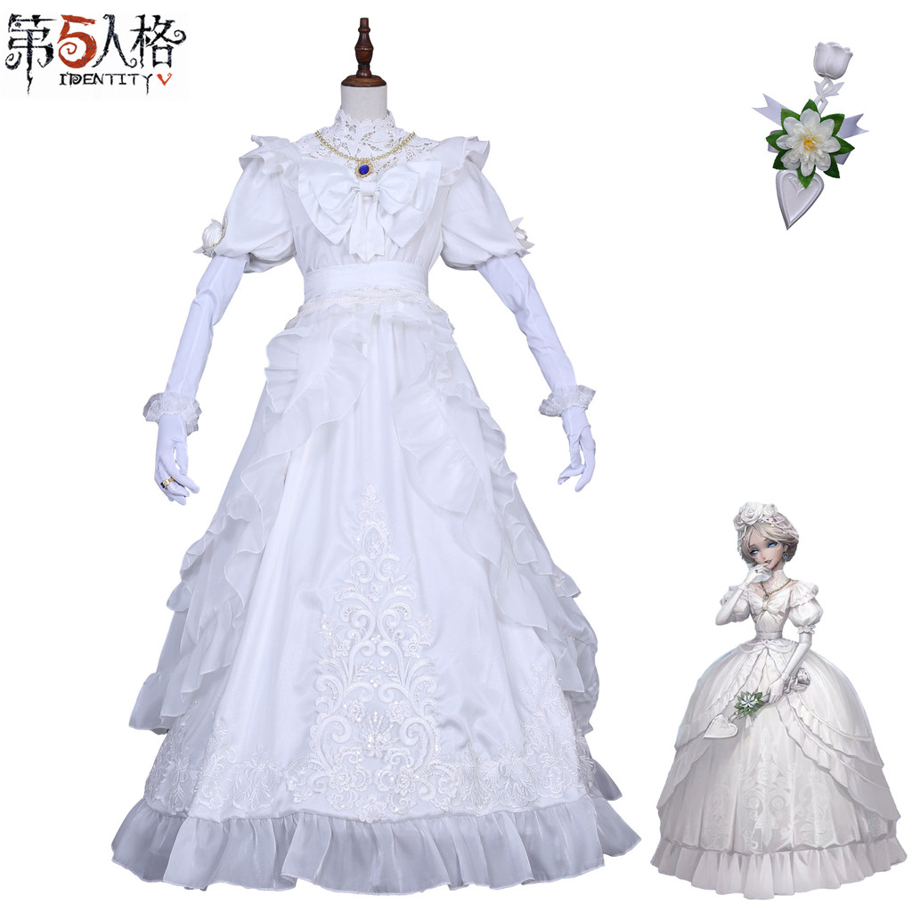 Identity V Cos เสื้อผ้า Mary The Promised Day คอสเพลย์ Xuhui คอลเลกชันสมบัติแฟชั่นชุดแต่งงานและกระโป