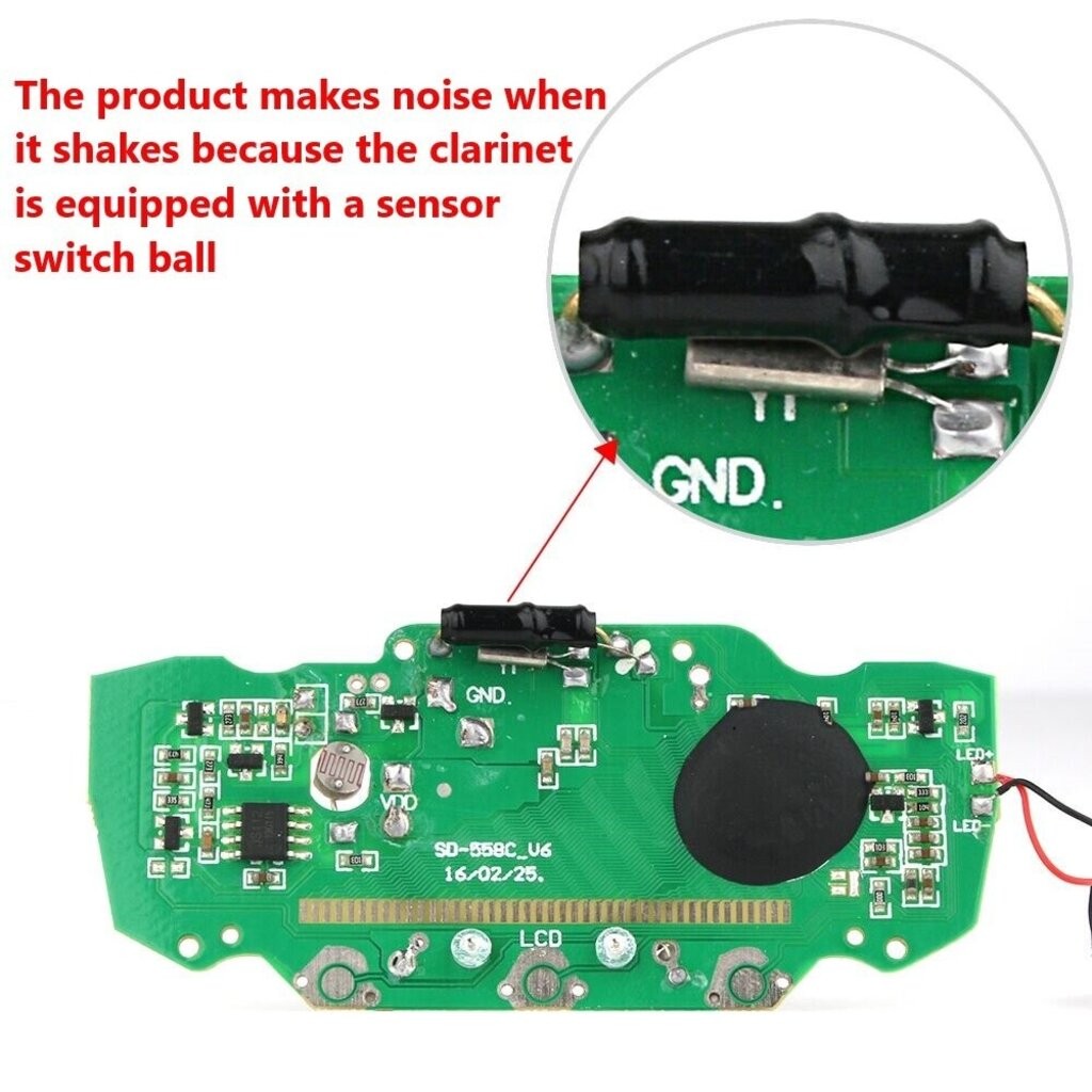 ไมล์ไร้สาย SUNDING รุ่น sd 548c 14 ฟังชั่น (แพ๊คถุง OPP) - รูปที่ 3