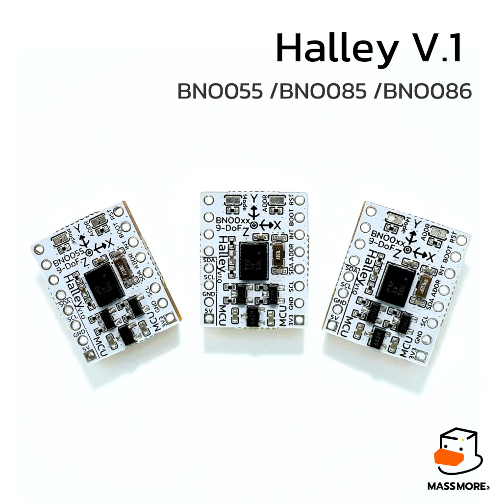 โมดูล AR VR BNO055 BNO085 BNO086 ชิพแท้ รุ่น Halley 9-DOF IMU Sensor Bosch CEVA Massmore