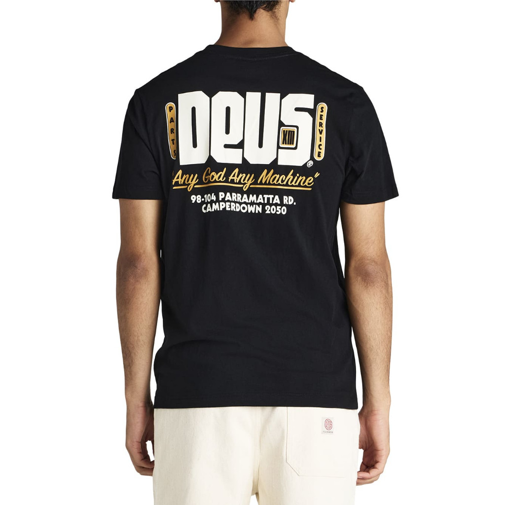 Deus Ex Machina Street Wear เสื้อยืดแขนสั้นลําลองผ้าฝ้ายแท้พิมพ์ลาย