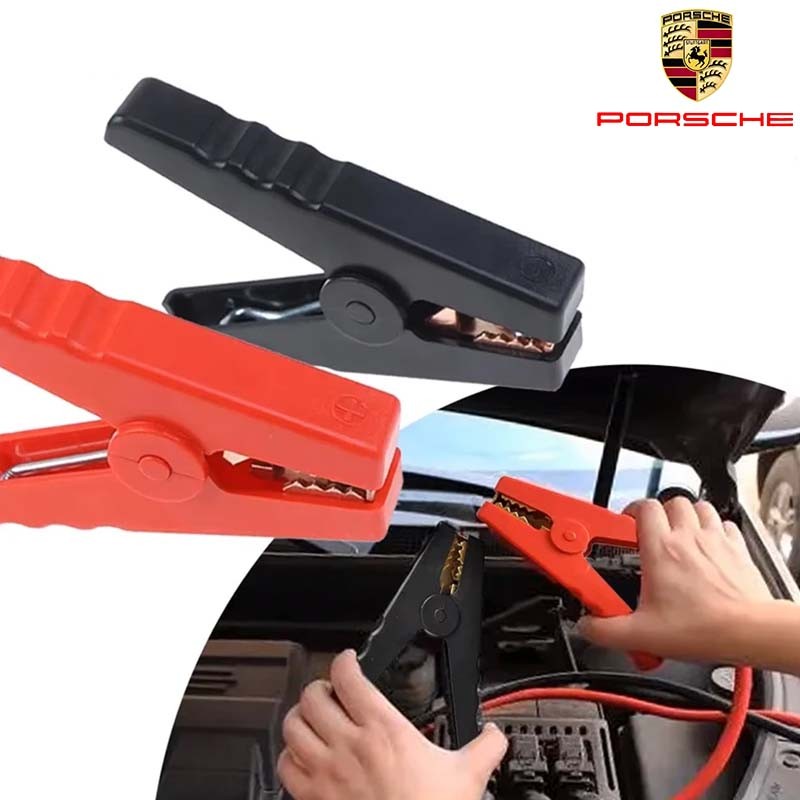 PORSCHE 911 718 PANAMERA CAYENNE MACAN TAYCAN 911 Carrera GTS 1คู่ ปากคีบแบตเตอรี่ขนาด 150Aแบบพลาสติก