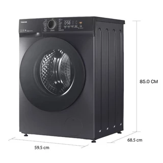 [จัดส่งพร้อมติดตั้ง] TOSHIBA เครื่องซักผ้า/อบผ้า ฝาหน้า Inverter 13/8 kg รุ่น TWD-T21BU140UWT(MG) + ฐานรอง
