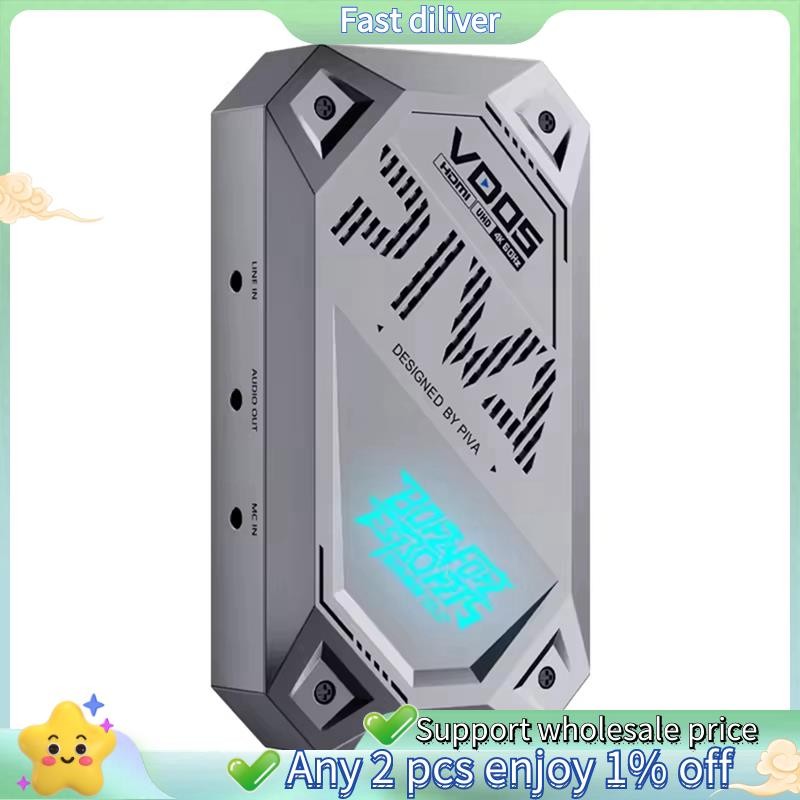 VD05 การ์ดจับภาพวิดีโอ 4K 60HZ เกม Live Stream Switcher Type-C USB3.0 HD สําหรับสตรีมมิ่ง Podcasting