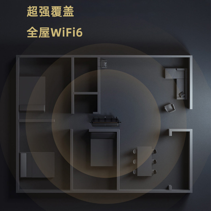 Xiaomi Router AX6000 Large Apartment Amplifier Mesh Set Mesh Wireless WiFi6 Enhanced Version Gigabit