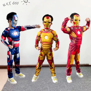 เครื่องแต่งกาย Halloween Avengers สำหรับเด็ก พร้อมเสื้อผ้าของตัวละครยอดนิยม