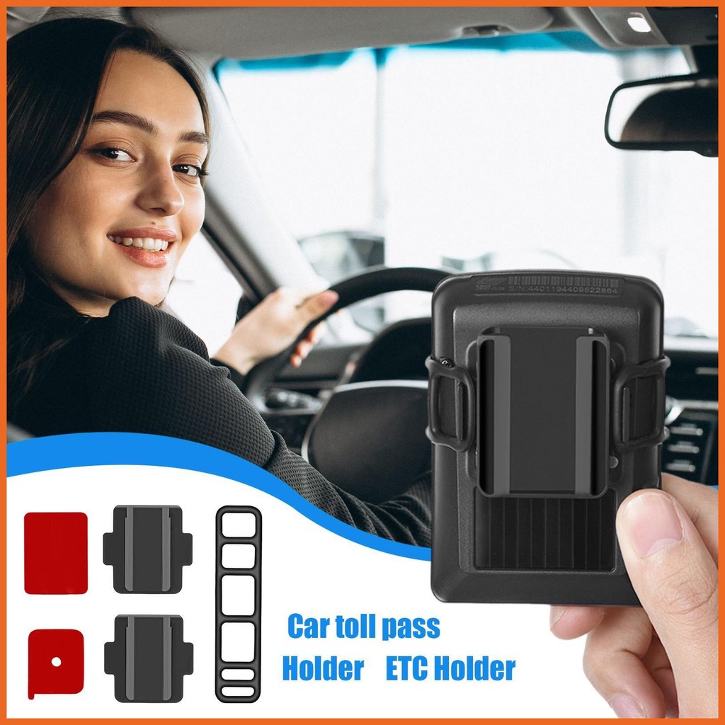 Transponder Holder สําหรับรถยนต์ที่ถอดออกได้ Toll Pass Windshield Mount EZ Pass Mount ครีมกันแดดแบบพ