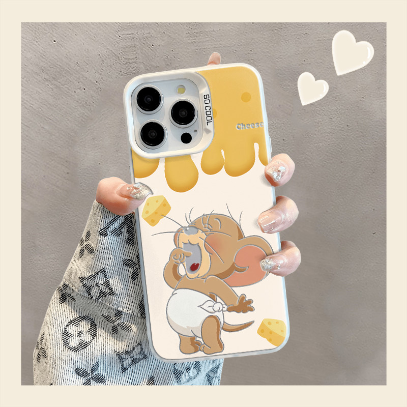 ชีสทอมและเจอร์รี่คู่ปลอกสําหรับXiaomi 15 15S 13T 12T 10s 11 12 13 14 ProกรณีRedmiหมายเหตุ13 12 11 10T PLUS Redmi 9 K30 K40 K50 K60 M2 X3 X5 M4 Lite Ultra POCO