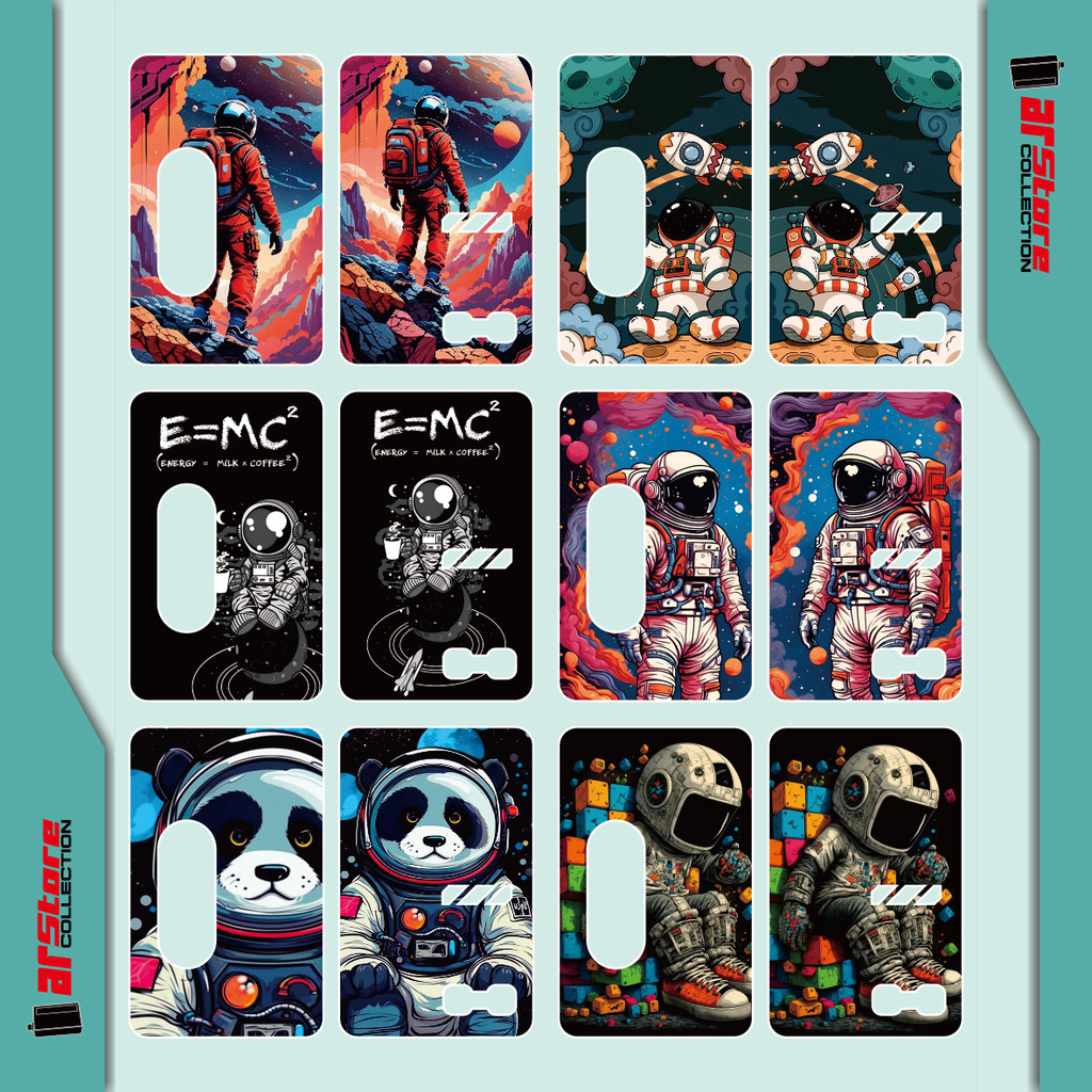 PULSE AIO V2 BACKDOOR PANEL KIT PRINT UV ASTRO EDITION * ksan.id