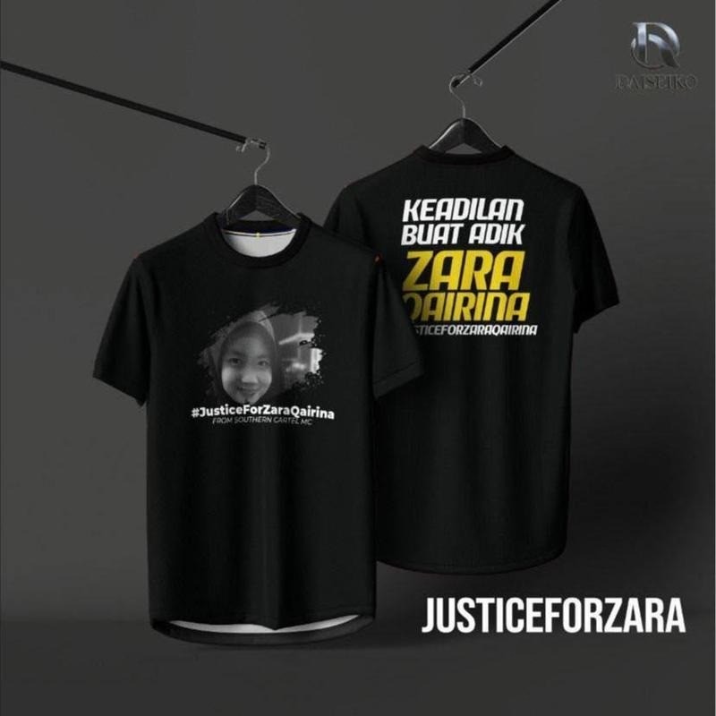 Baju Justice For Zara Qairina เสื้อ Unisex สําหรับผู้ชายและผู้หญิง JusticeForZaraQairina 2025 hotS-5