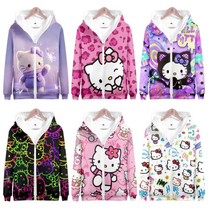 【S-4XL】Hello Kitty jacket for adults kitty jacket k2Z