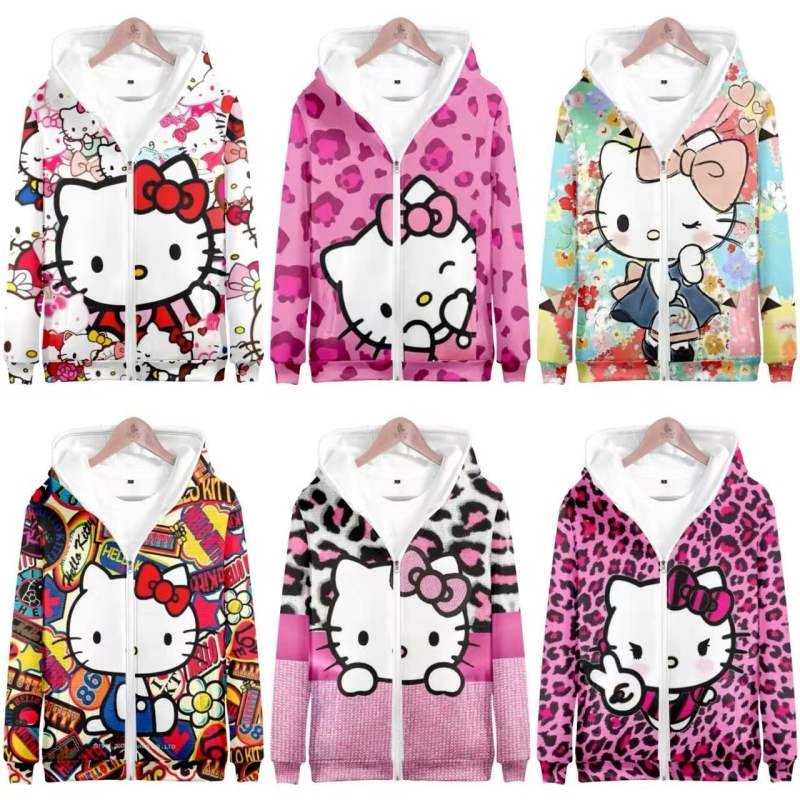 【100-170】Hello kitty jacket for kids kitty jacket k2Y