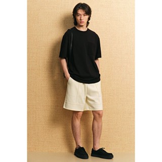 H&M(เอชแอนด์เอ็ม) เสื้อยืดทรงหลวมพร้อมรายละเอียดกระเป๋า ผู้ช…