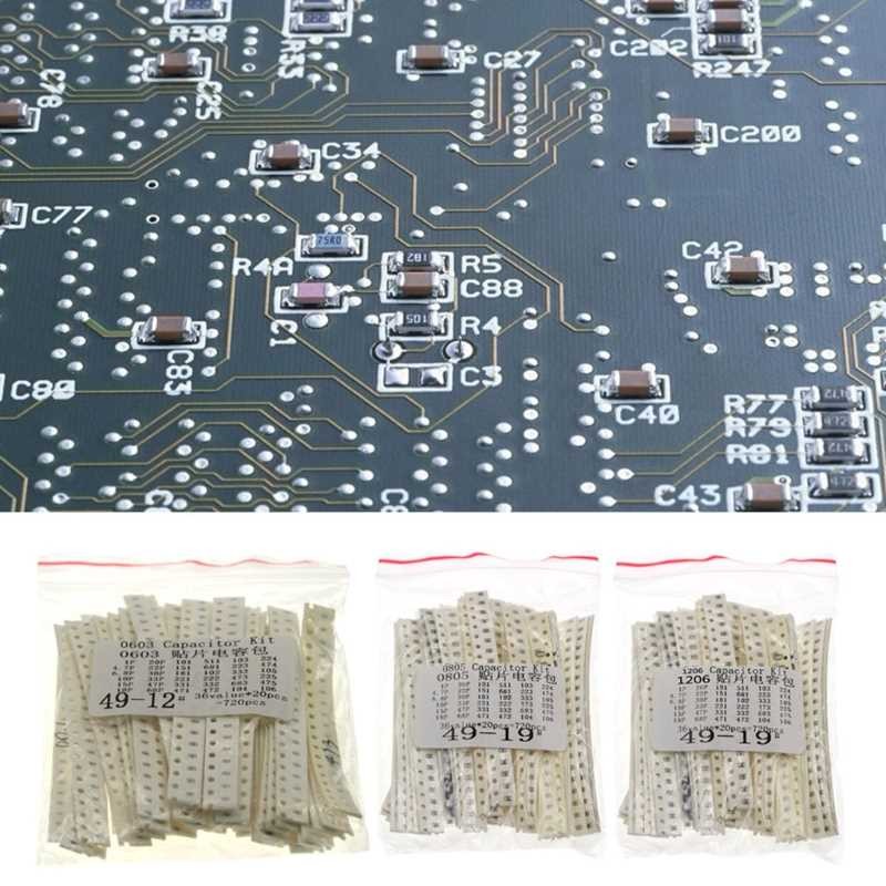 1206 ชุดตัวต้านทาน SMD 1206 0603 0805 ชิป SMD ฝาครอบตัวคงที่