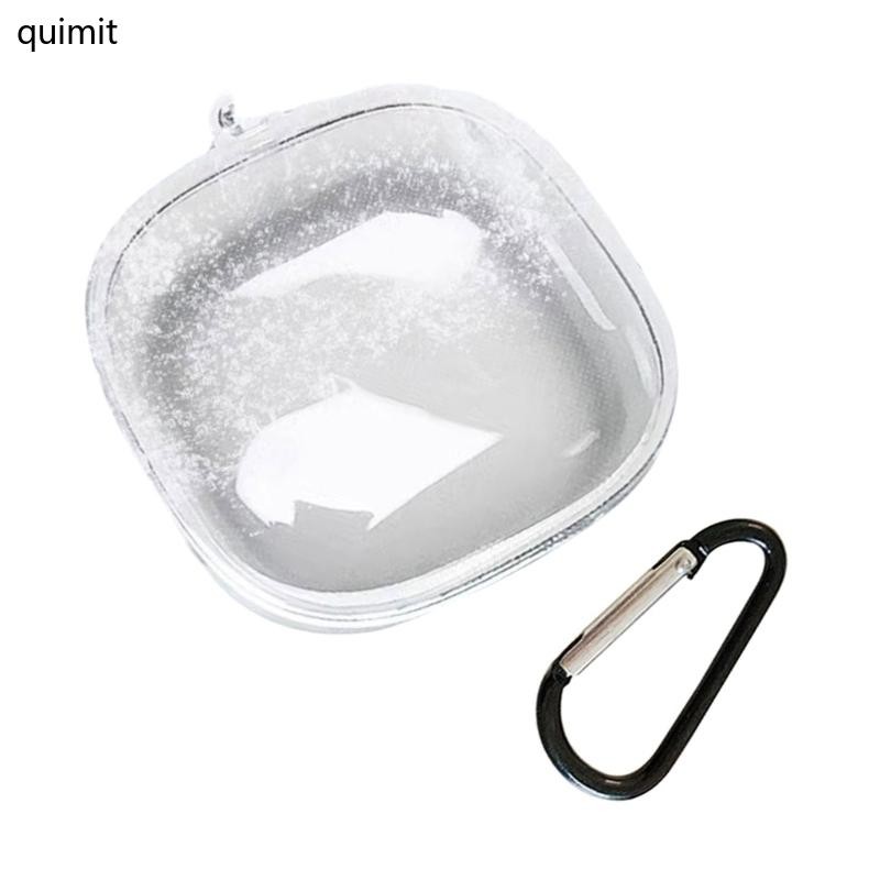 QUIM กันกระแทกล้างทําความสะอาดได้แขนกันน้ําเคสใสสําหรับ Buds 6 Play