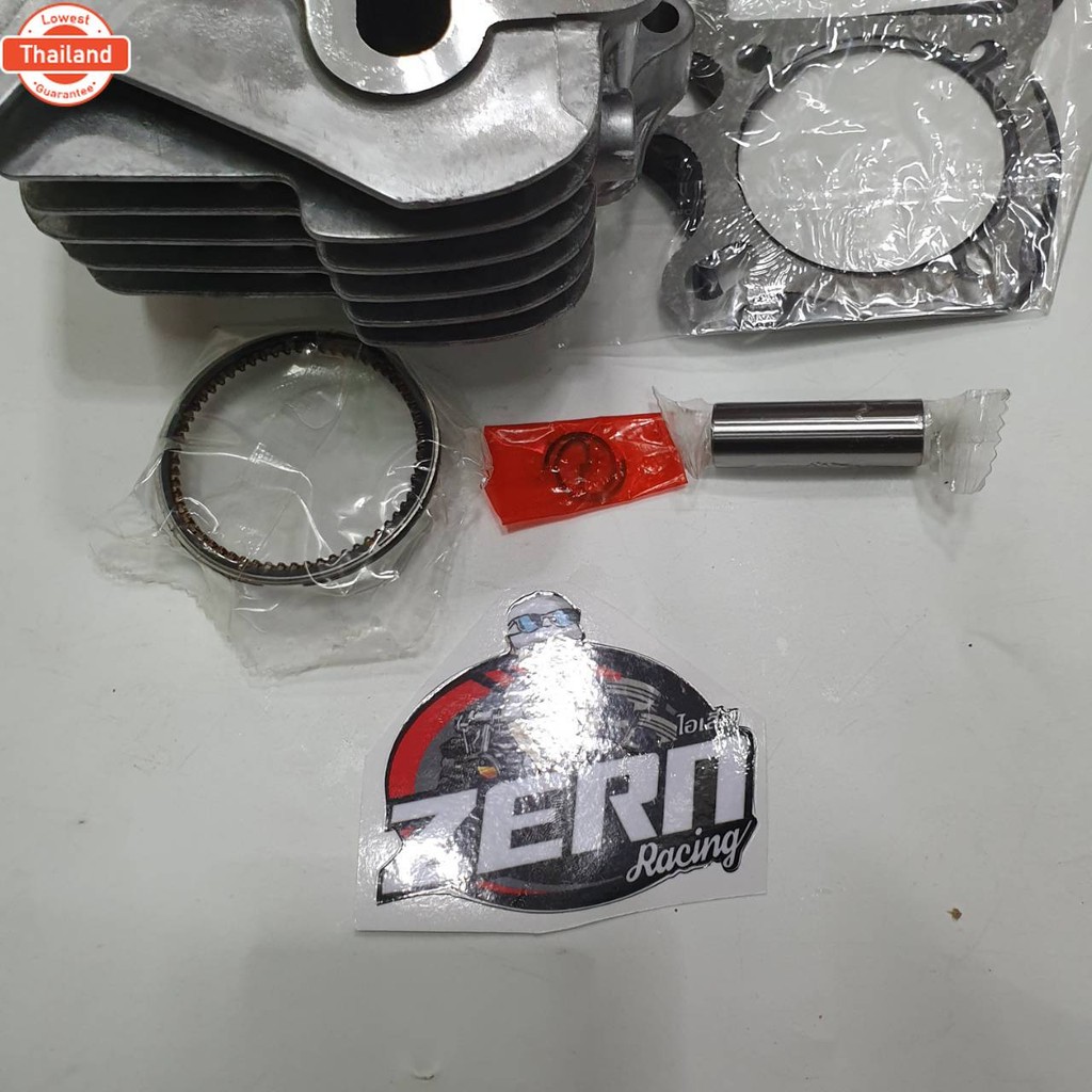 เสื้อสู + ลูกสู 53 มิล + ปะเก็น เวฟ100s ubox ช่างเซินเรสซิ่งในตำนาน ชุดคิทเวฟ100suboxQTT100