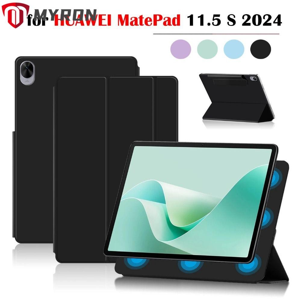 MYRON แท็บเล็ต, มุมมองหลายมุมแม่เหล็ก TGR-W09/TGR-W10 ฝาครอบ, คุณภาพสูงกันกระแทกหนัง PU สมาร์ทปกหนัง