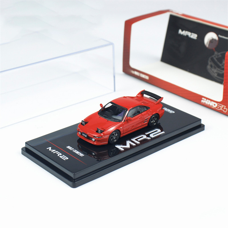 INNO 1:64 MR2 (SW20) รถโมเดลDiecast สีแดง