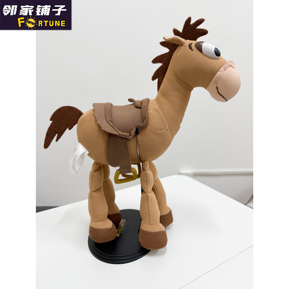 Disney Toy Story Woody นายอําเภอ Bass Bullseye ตุ๊กตาสัตว์น่ารักม้าการ์ตูนตุ๊กตาของขวัญวันเกิดสําหรับเด็กของเล่นตุ๊กตา