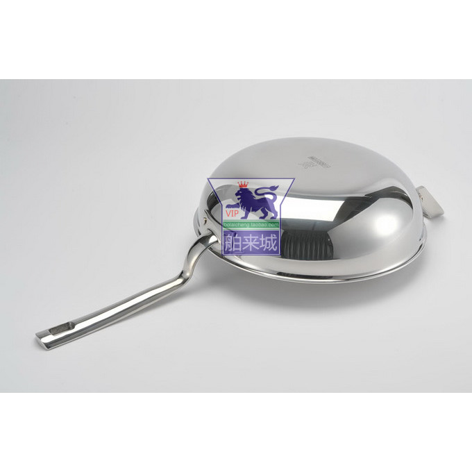 เยอรมันเดิมwmf ฟู่เต็งเปา 28/32สแตนเลสด้ามยาวจีนกระทะกระทะจีนจัดส่งฟรี